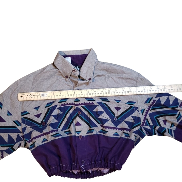 Roper Western Vintage Rodeo Crop Button Down Small - Picture 3 of 6